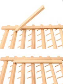 Listing 7 of 9 for 63 Small Spools Nature Wooden Thread Holder Sewing Embroidery Thread Rack And