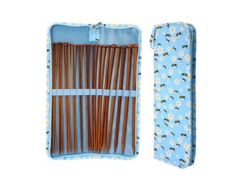 Listing 3 of 10 for New Portable Stick Needles Bag Waterproof Knitting Needles Bag Daisy Crochet