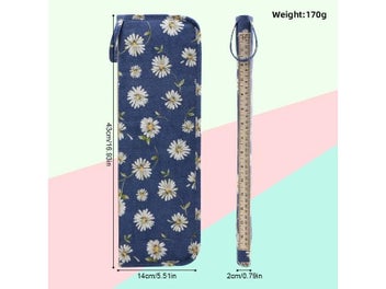 Listing 8 of 10 for New Portable Stick Needles Bag Waterproof Knitting Needles Bag Daisy Crochet