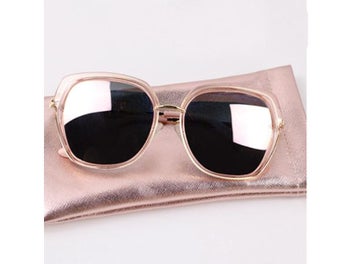 Listing 5 of 9 for PU Leather Protable Women Sunglasses Protector Travel Pack Pouch Glasses Case
