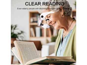 Listing 5 of 9 for LED Head Mounted Magnifier 5 Lenses 10X - 35X Adjustable