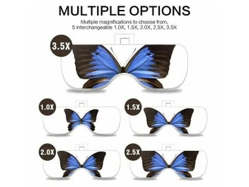 Listing 6 of 9 for LED Head Mounted Magnifier 5 Lenses 10X - 35X Adjustable