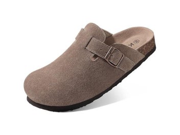 Listing 3 of 10 for Bebealy Fashion Women Clogs Slippers New Suede Clogs Slippers Cork Footbed