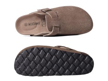 Listing 7 of 10 for Bebealy Fashion Women Clogs Slippers New Suede Clogs Slippers Cork Footbed