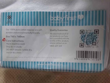 Listing 2 of 4 for 100 %Cotton Baby Nappy Bundle , Brand New