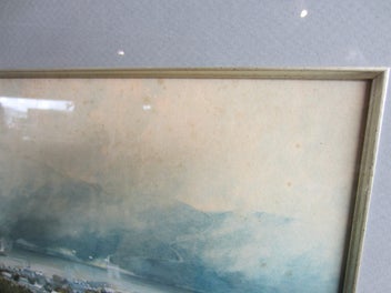 Listing 4 of 7 for 1921 Original Mixed Media Framed Painting