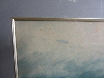 Listing 5 of 7 for 1921 Original Mixed Media Framed Painting