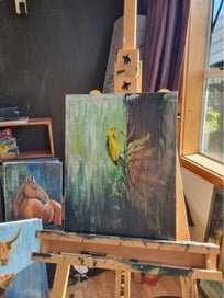 Listing 2 of 5 for yellow head painting