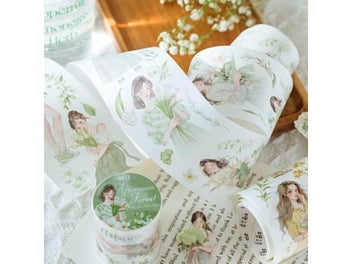 Listing 3 of 10 for Mr. Paper 200cm Heart Girl Tape Artistic Ins Style Loop Sticker