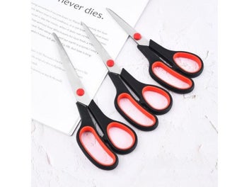 Listing 6 of 9 for 3pcs Stainless Steel Scissors For Student Household Office