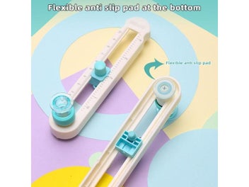 Listing 7 of 10 for Plastic 2-20cm Circle Paper Cutter For Home Study Offices