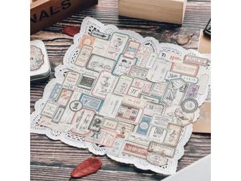Listing 1 of 9 for 100PCS Vintage Label Sticker DIY Scrapbooking Junk Journal Base Collage Mobile