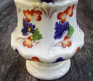 Listing 6 of 10 for Victorian Relief Moulded "Gaudy Welsh" Jug