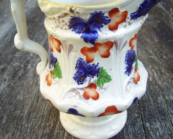 Listing 7 of 10 for Victorian Relief Moulded "Gaudy Welsh" Jug