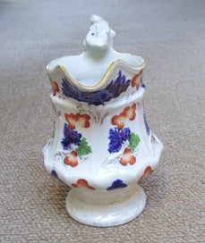 Listing 5 of 10 for Victorian Relief Moulded "Gaudy Welsh" Jug