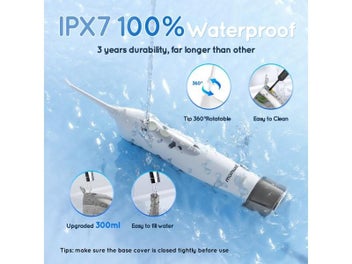Listing 13 of 16 for Water Dental Flosser Teeth Pick Dental Oral Irrigator Portable Rechargeable