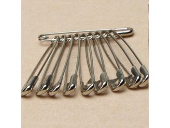 Listing 4 of 9 for 50pcs/Lot High Quality Stainless Steel Safety Pins DIY Sewing Tools Accessory