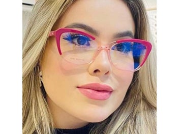 Listing 6 of 9 for Classic Eyeglasses Frame Retro Women Cat Eye Anti Radiation Blue Light Blocking