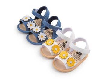 Listing 3 of 10 for Meckior Summer Cool Baby Girl Sandals Fashion Newborn Sandal Idyllic Flower