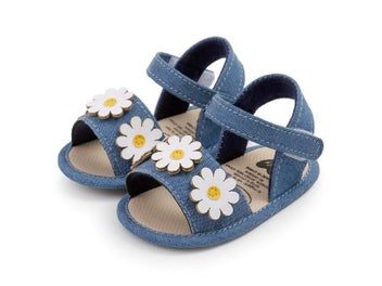 Listing 4 of 10 for Meckior Summer Cool Baby Girl Sandals Fashion Newborn Sandal Idyllic Flower