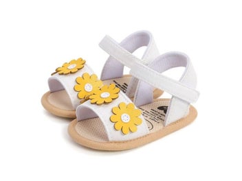 Listing 6 of 10 for Meckior Summer Cool Baby Girl Sandals Fashion Newborn Sandal Idyllic Flower