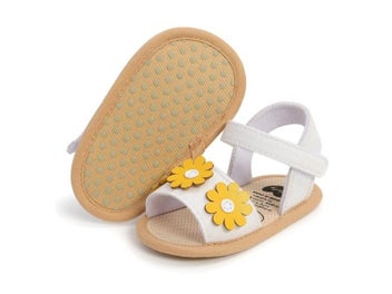 Listing 7 of 10 for Meckior Summer Cool Baby Girl Sandals Fashion Newborn Sandal Idyllic Flower