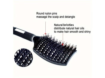 Listing 4 of 10 for 1pc Magic Scalp Massage Hair Brush For Women - Professional Detangling Tool For