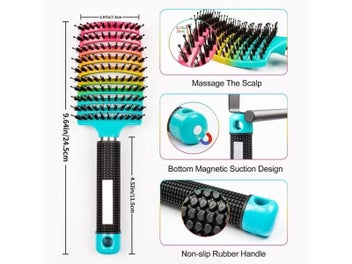 Listing 7 of 10 for 1pc Magic Scalp Massage Hair Brush For Women - Professional Detangling Tool For