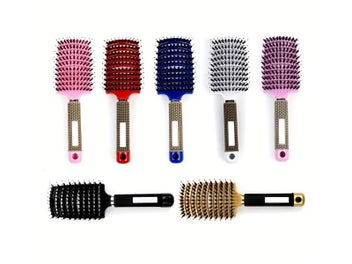 Listing 8 of 10 for 1pc Magic Scalp Massage Hair Brush For Women - Professional Detangling Tool For