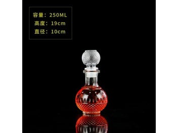 Listing 6 of 8 for 250ml 500ml Glass Crystal Red Wine Decanter Wine Bottle Decanter