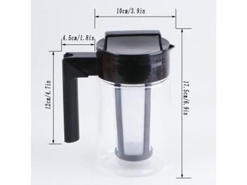 Listing 7 of 9 for 1pcs 900ML Cold Brew Iced Coffee Maker With Coffee Filter And Handle