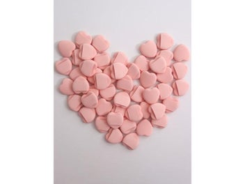 Listing 6 of 10 for 50-Piece Personalized Mini Fingertip Powder Puff Set (Pink) – Foundation