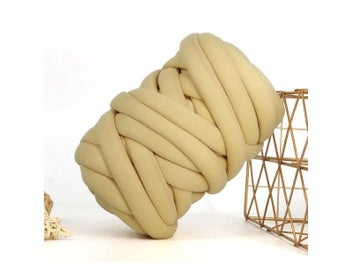 Listing 1 of 10 for 500G Thick Chunky Yarn Cored Cotton Wool Tube Yarn For DIY Blanket Hat Bulky