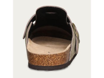 Listing 8 of 11 for Pallene Cork Clogs For Women Men Slip-on Cork Leather Mules Outdoor Soft Sole