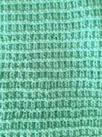 Listing 4 of 4 for Hand Knitted Bassinet / Baby Blanket