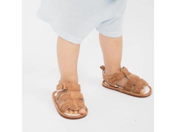 Listing 8 of 10 for Meckior Baby Boys Sandals Toddler Grey Flats Non-slip Rubber Sole Baby Beach