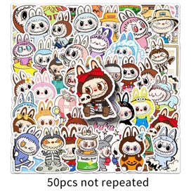 Listing 2 of 4 for Labubu Stickers Waterproof Vinyl Decal for Water Bottle Laptop Skateboard Phone
