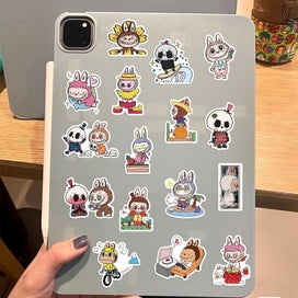 Listing 3 of 6 for Labubu Stickers Waterproof Vinyl Decal for Water Bottle Laptop Skateboard Phone