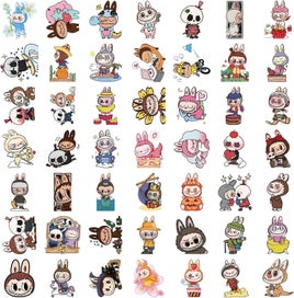 Listing 6 of 6 for Labubu Stickers Waterproof Vinyl Decal for Water Bottle Laptop Skateboard Phone