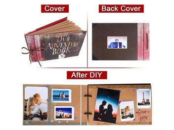 Listing 4 of 9 for 40 Pages DIY Adventure Album Photo Album Handmade Scrapbook Adventure Book