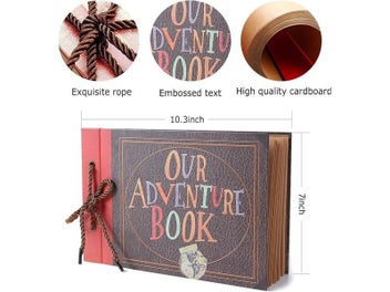 Listing 5 of 9 for 40 Pages DIY Adventure Album Photo Album Handmade Scrapbook Adventure Book