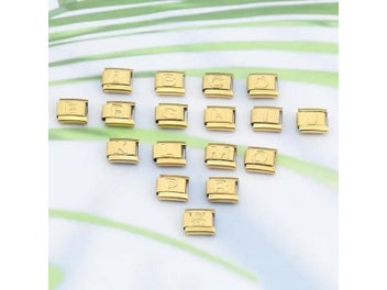 Listing 4 of 10 for Hapiship New Women Fashion 26 Letters A-Z Italian Charm Links Fit 9mm Bracelet