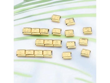 Listing 5 of 10 for Hapiship New Women Fashion 26 Letters A-Z Italian Charm Links Fit 9mm Bracelet