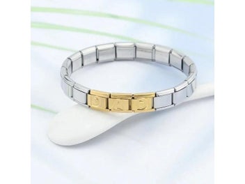 Listing 6 of 10 for Hapiship New Women Fashion 26 Letters A-Z Italian Charm Links Fit 9mm Bracelet