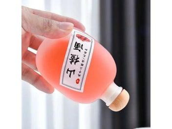 Listing 4 of 9 for 250ML Clear/frosted Lead-free Glass Bottle With Wooden Lid For Home Wine