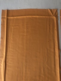 Listing 4 of 13 for Vintage Orange Silk Fabric Pieces Japanese Kimono Decorative Panels x2