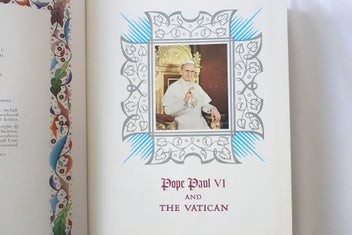 Listing 10 of 16 for Holy Bible New American Edition Catholic Fireside Family Ed VINTAGE (SKU BK45)
