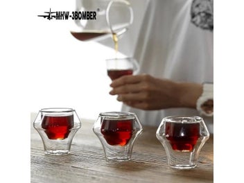 Listing 6 of 11 for MHW-3BOMBER Coffee Mug Double Walled Glass Transparent Borosilicate Glasses