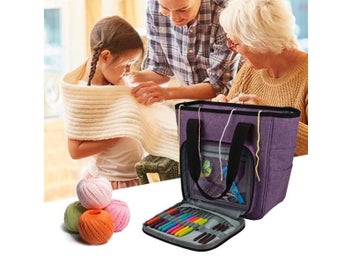 Listing 4 of 9 for Przenosne Szydelkowe Haczyki Nici Torba Do Przechowywania Przedzy DIY