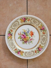 Listing 1 of 6 for Johnson Brothers Old English Cake Plate